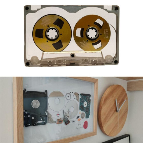 5X 55 Minute Blank Tape Disk Double-Sided Metal Small Open Disk Blank Cassette Tape Tape Disk, E 1