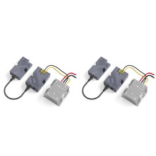 2X for Starlink PoE Injector 150W Dish Cable Adapter to RJ45 Car Step Converter 12V to 48V for Starlink V2 Outdoor