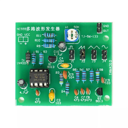 3X Sine Triangle Square Wave NE555 Multi-Channel Waveform Generator Module DIY Kits 2