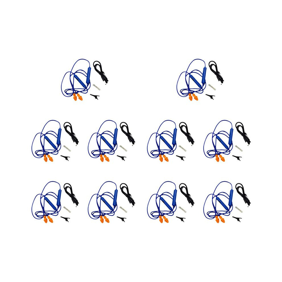 10X Ear Plugs Earphone For Work, Noise Suppression, Hearing Protection,Construction Sites, Noisy Places 6031497038799