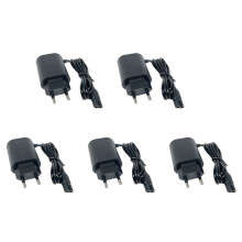 5X Chargeur de Rasage de Remplacement 12 V 0,4 A pour  Série S3 S5 S7 S8 S9 Adaptateur de Chargeur de Rasoir Électrique Prise Ue