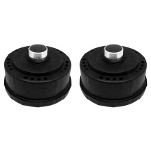 2pcs 32mm/1.25Inch Air Compressor Noise Reducer Silence Filter,Plastic Shell Round Muffler Filter