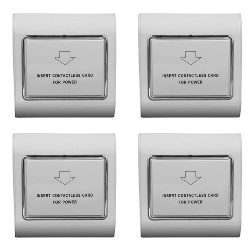 4X Hotel Power  Delayed Power Off -Saving Induction Card Three-Wire Induction 40A Low Frequency 220V