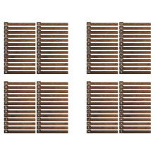 104PCS Wood Record Dividers, Alphabetical Vinyl Record Storage Dividers A-Z, Record Holder Organizer Guides