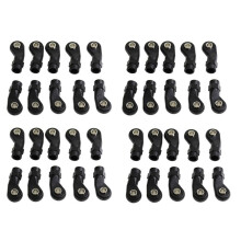 40Pcs Plastic M4 Rod End Link Linkage Balls Joint for 1/10 RC Car Crawler Axial SCx10 II 90046 TRx4,D