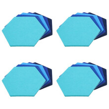 20Pcs Hexagon Board Hexagonal Wall Sticker Multifunction 3D Decorative Home Message Board Series