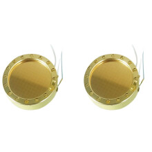 2X Microfoonmembraan Kerncapsule Grootmembraan Condensatormicrofoon Accessoires 34MM voor Studio-Opname