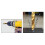 2pcs M6x1mm Hex Shank Titanium Plated HSS Screw Thread Metric Tap Drill Bits Screw Machine Compound Tap Open Chamfer 4