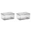 2X Makeup Face Mask Organizer Dust-Proof Large Capacity Desktop Storage Designed to Store Moisturizing Facemasks-A 1