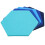 20Pcs Hexagon  Board Hexagonal  Wall Sticker Multifunction 3D Decorative Home Message Board  Series 6
