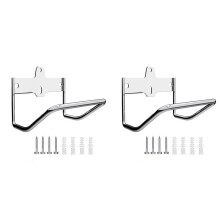 2X Ladder Rack Hanger, Ladder Storage Hook Wall Mount Multi-Purpose Garage Utility Rack Heavy Duty
