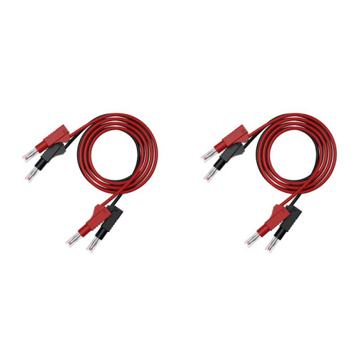 4Pcs Multi-Meter Test Leads Cable Jumper Wire  Security 4mm Banana Plug Retractable Test Tool Red Black