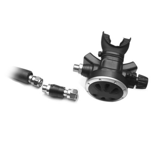 3X Scuba Diving Regulator Adaptor 9/16 Thread Connector with  Off  BCD Valve Medium Pressure Replacement,Style C 2