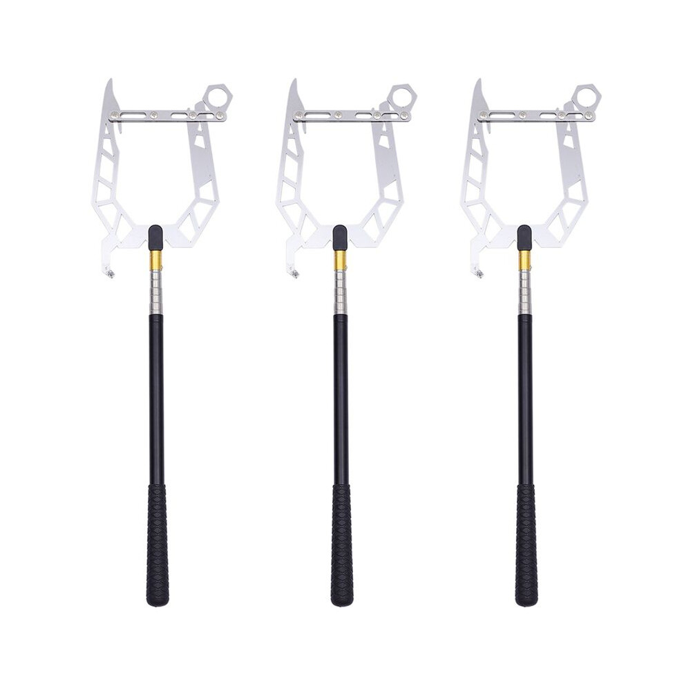 3X Dock Hook Multi-Purpose Telescoping Boat Hook Long Distance Threader Mooring Rope Cable Wire Guider Fishing Rod Tool 4711895373020