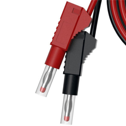 4Pcs Multi-Meter Test Leads Cable Jumper Wire  Security 4mm Banana Plug Retractable Test Tool Red Black 2