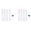 8 Pcs 17 Inch Plastic Moss Pole for Plants Monstera,Designed Specifically for Climbing Plants, Stackable Plant Support 1