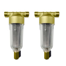 2X Spin-Down Sedimentfilter Herbruikbaar Sedimentwatervoorfilter voor Het Hele Huis 40-60 Micrometer Waterfilter voor Het Hele Huis