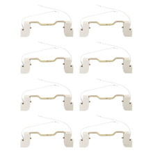 8X R7S Bulb Socket Lamp Holder Connector Metal Ceramics Handle for Flood Light, 118Mm