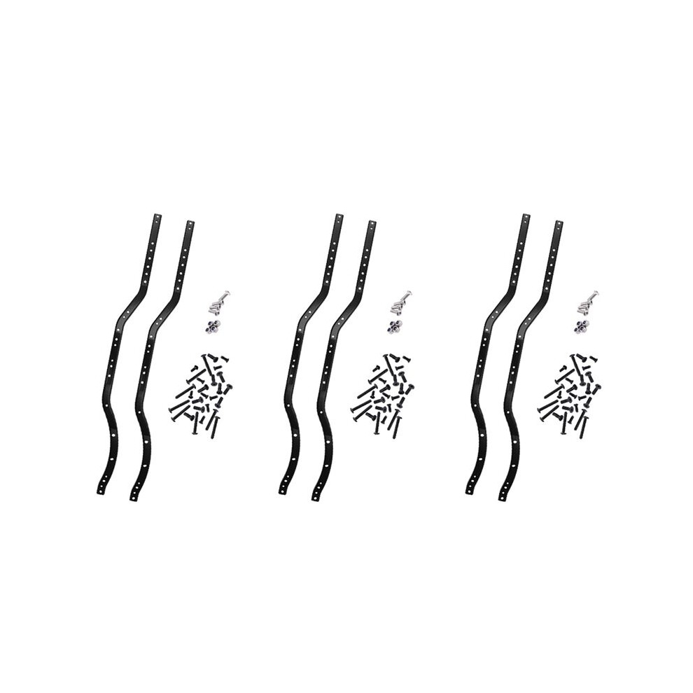 6Pcs Steel Chassis Frame Rails For Axial Scx10 90027 Scx10 Ii 90046 90047 Rc Car Crawler Truck Vehicle Model 6034252706261
