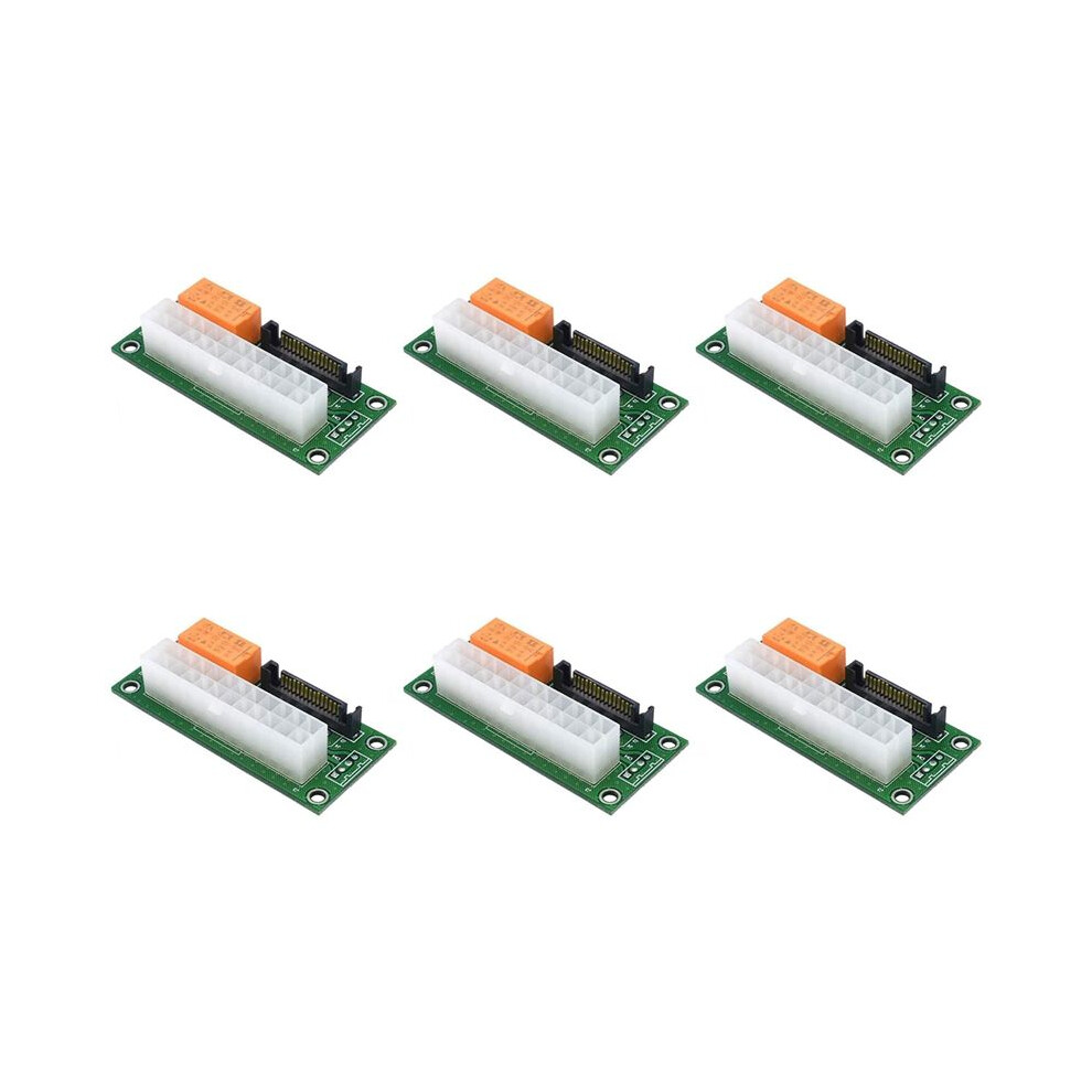 6X Power Board Dual Psu Multiple Power Supply Adapter Add2psu With Atx 24Pin To 4Pin Connector For Bitcoin Miner 6031337801286