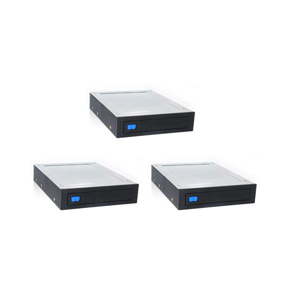 3Pcs 2.5 Inch To 3.5 Inch Internal Floppy Bay Iii 6Gbps Tray-Less Mobile Rack For 2.5 Inch Hdd Ssd 4711095984514