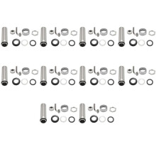 10pcs 92.5mm Stainless Steel Elbow Shank Beer Tap Draft Beer Faucet Accessories with Diameter 8mm for Beer Keg