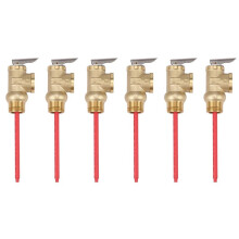 6X WYA-20 99C 102PSI 210F WYA-20 0.7Mpa Naar Klep BSP 3/4 Inch Temperatuur- en Overdrukventiel Als TP-Veiligheidsklep