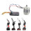 2X Motor de  Serra Elétrica, Motor Sem Escova, Serra Elétrica de Lítio, 21 V, 14 Dentes, Motor Tipo 550 para  Serra de 4 Polegadas/6 8