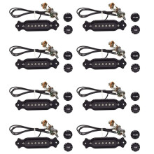 8X Pre-Wired 6-String Single Coil Pickup Harness with Volume & Tone Pots for Electric