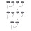 10PCS Water Flow Sensor Fuel Flow Meter Water Meter Sensor Flowmeter Water Sensor Counter Indicator FS400A G1 1