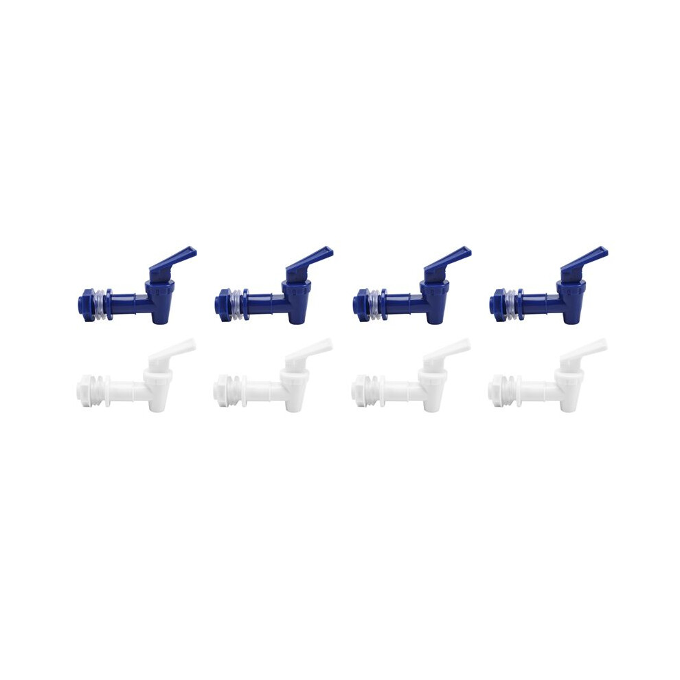 8 Pack Replacement Cooler Faucet Water Bottle Jug, Dispenser Tap Spigot Spout Water Beverage Lever Pour Dispenser Valve 6132003340037