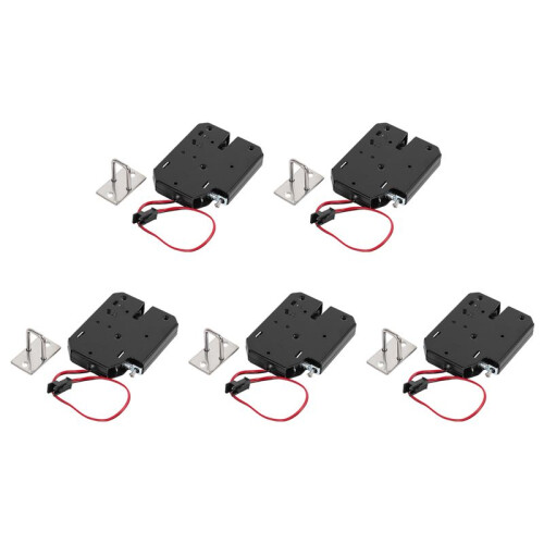 5X 12V 2A Electric Magnetic Lock 150KG/330Lb Fail Safe Holding Force Electromagnetic Door Access Control System