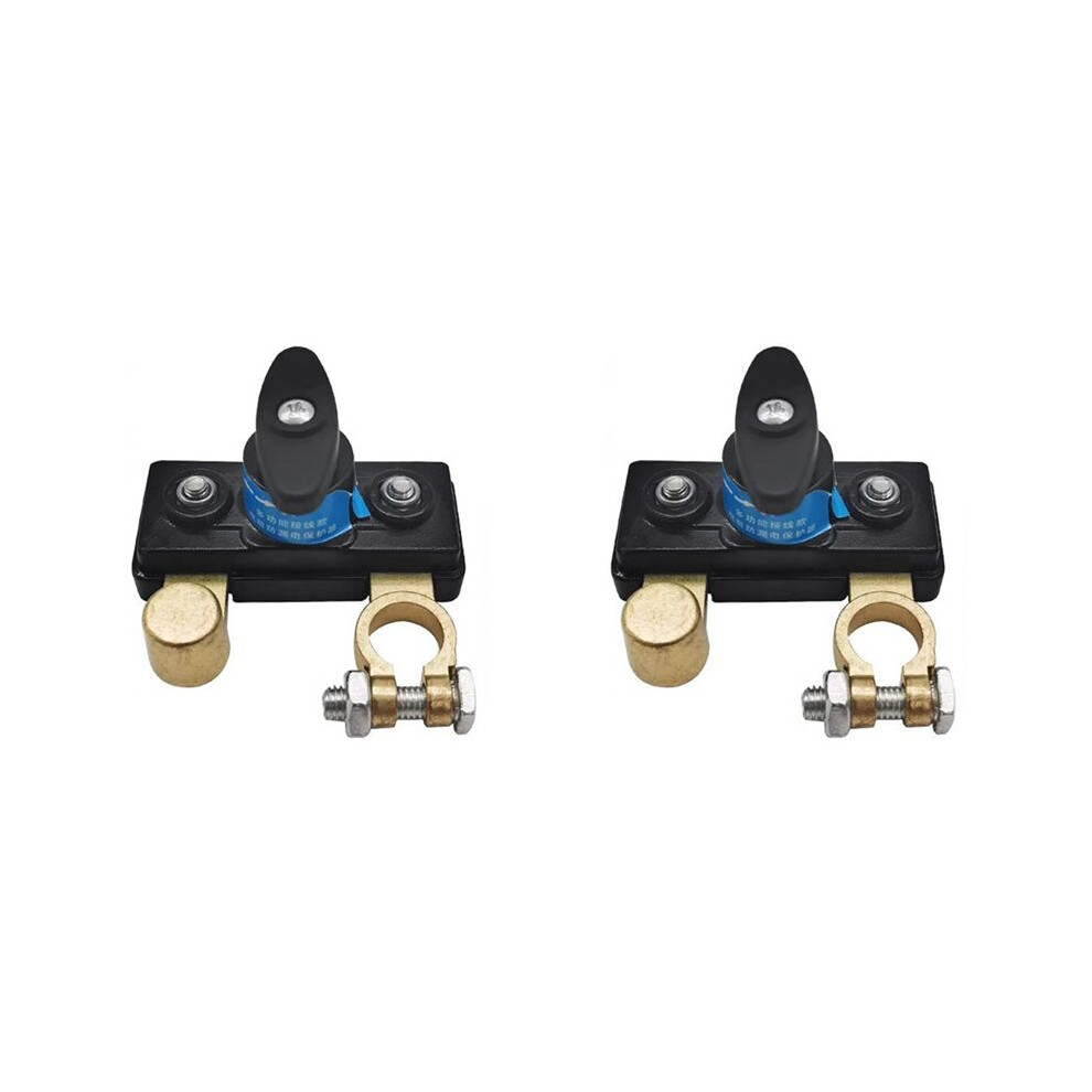 2X Car Battery Disconnect Isolator Cut Off 12V 24V Universal Battery Terminal Anti-Leakage 6031527310840