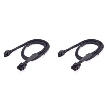 2X CPU 8Pin to 4+4Pin Power Supply Cable for  RM550X RM650X RM750X RM850X RM1000X