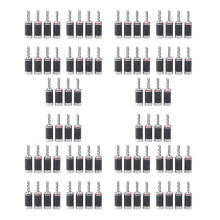 80 Stuks Banaanstekkers Hi-End HIFI DIY Koolstofvezel Koper Plated Rhodium Elektrische Audio Jack Banaan Connector Plug
