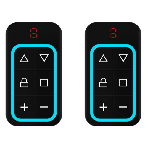 2X 8CH Multi Frequency Garage Door Remote Control 270-868MHZ RF Copy Automatically Identify Frequency