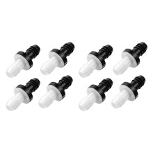 8 Stuks Terugslagklep 3/8 Inch 10 mm ABS Plug-in Terugslagklep Stookolie Water Gas Lucht Terugslagklep voor Vloeistoffen