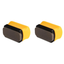 2X Denibbing File with Handheld Device, Double-Sided Grinding Tools Car Paint Remover Tool Adjustable Paint File