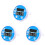 3X Floating Pool Thermometer Wireless - Swimming Pool Temperature Thermometer Easy Read, Solar Digital Pool Thermometer 1