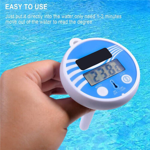 3X Floating Pool Thermometer Wireless - Swimming Pool Temperature Thermometer Easy Read, Solar Digital Pool Thermometer 1
