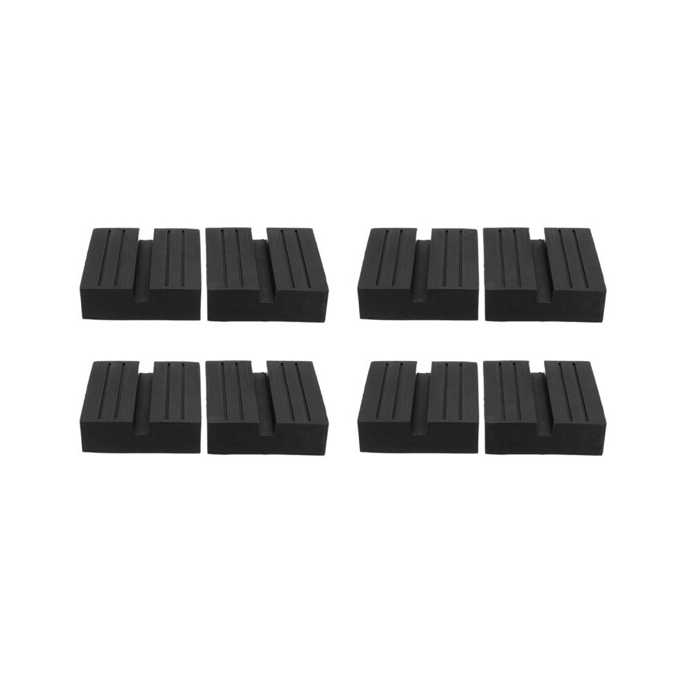 8Pcs Universal Car Slotted Lift Trolley Jack Disk Block Rubber Pad Guard Adapter 4711112968961