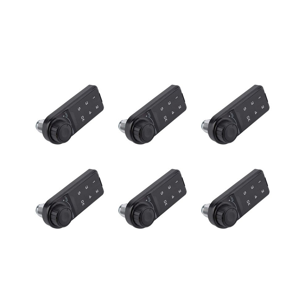 6X Combination Lock, Door Access Digital Electronic Security Cabinet Coded Locker Contact Keypad Password B 4712923696548