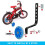 4x Rodas de Treinamento Infantis para Bicicleta de 20 Polegadas Rodas de Treinamento de Bicicleta Flash Rodas de Treinamento de Bicicleta com 5