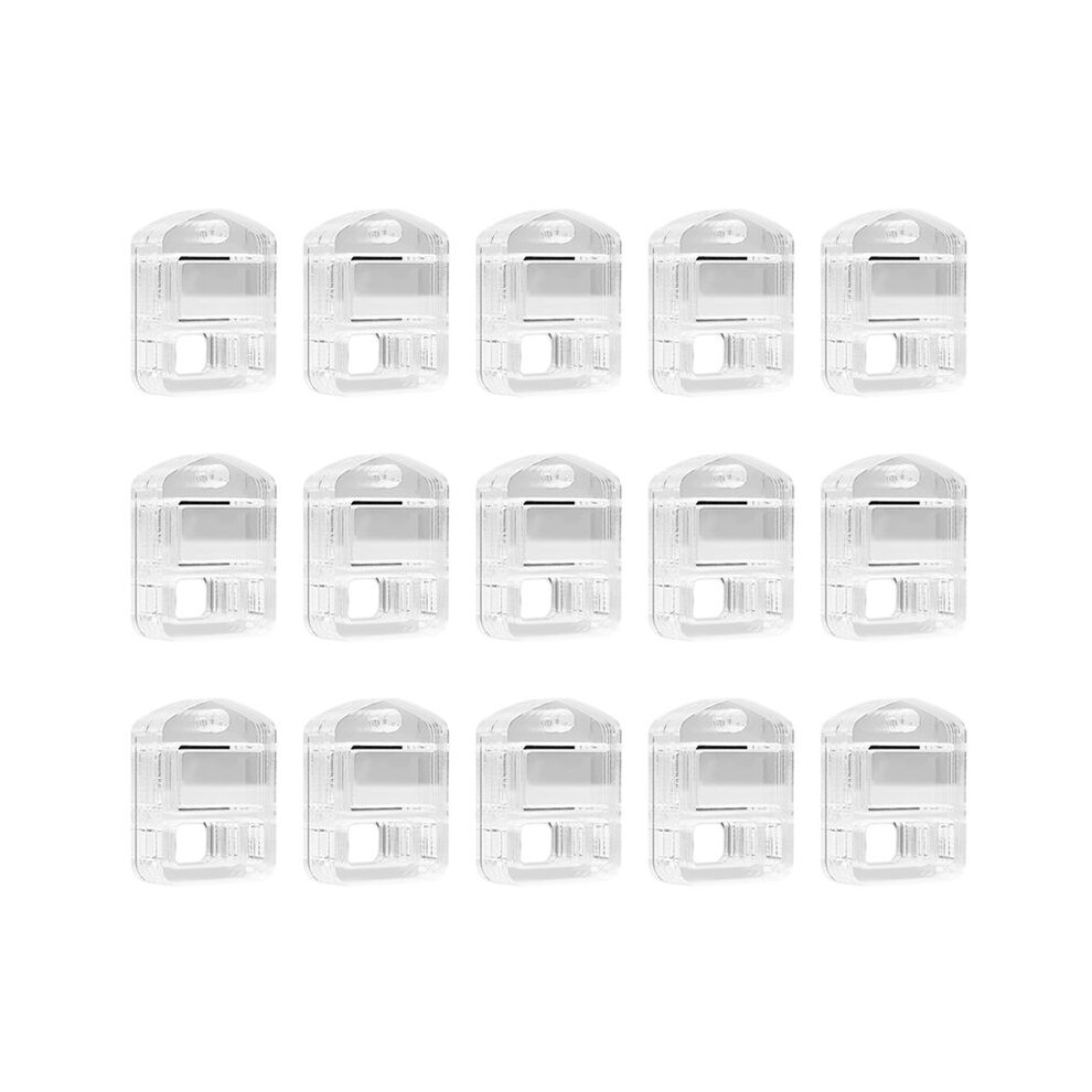 90Pcs Acrylic Embroidery Floss Drop, Clear Embroidery Thread Organizers Slim Floss Bobbins -Stitch Thread Bobbins 4713492455093