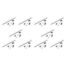 10X FT011-12 Steel Tube Pipe Assembly Metal Shaft Spare Parts Component for Feilun FT011 RC Boat Speedboat Accessories