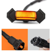 For Tacoma TRD 2016 -2020 Front Grille Lighting LED Grille Lights Kit 12 PCS(Amber Shell Yellow Light)