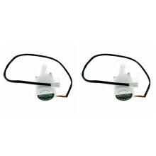 2X ZLWB-12 HZB-12A/25BF Kleine Haushalts-Eiswürfelbereiter-Wasserpumpe für HZB-50/HZB-80/HZB-13F Eiswürfelbereiter-Maschine DC12V 0,3A