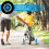 4x Rodas de Treinamento Infantis para Bicicleta de 20 Polegadas Rodas de Treinamento de Bicicleta Flash Rodas de Treinamento de Bicicleta com 6