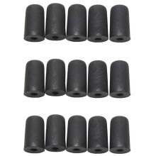 15 Stueck Cello Endpin Tip Protector Gummi Cello Schwanz Pin Fall Tip Cap Protector Rutschfeste Matte Fuer Cello Saiten Violine Teile