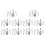 10X Electric  Linear Actuator - 1.2inch Stroke, 64N/14.4Lb, Speed 0.6Inch/S Motion Actuator Small 12V 1